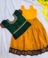 Pattu Pavadai for Kids